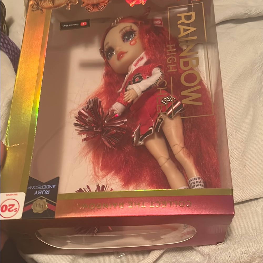 Rainbow High Cheerleader Doll with Cute Outfit